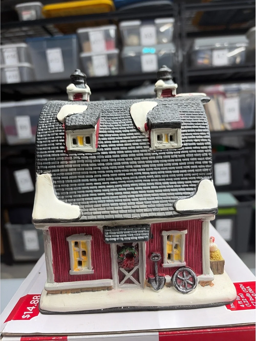 Pleasantville Farm Holiday Time Village Barn Country Charm 2017 NO LIGHT